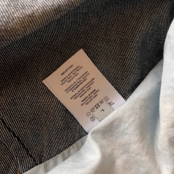 DRIES VAN NOTEN Vesto denim blouseon jacket/exc. cond/L - Picture 8 of 15